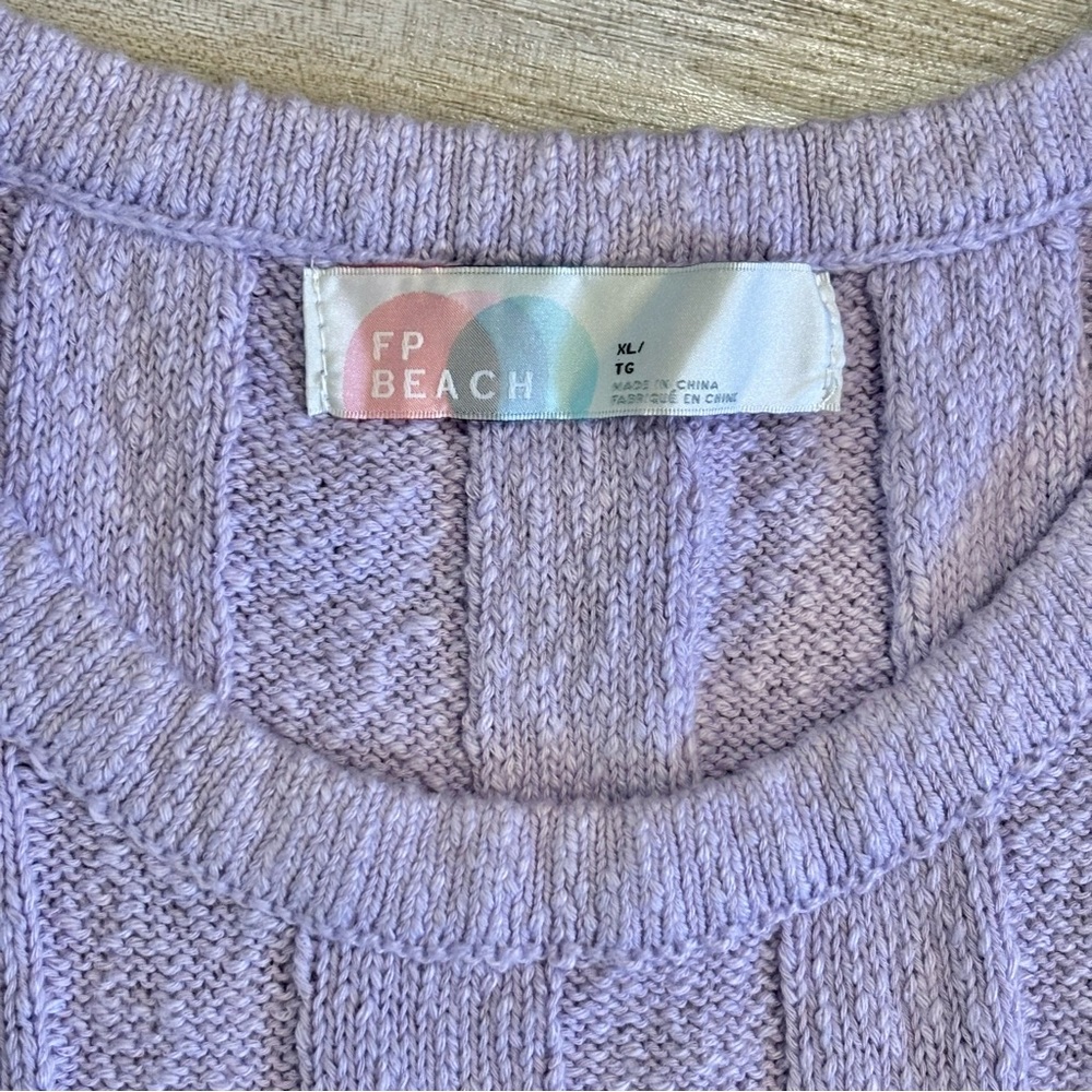 Free People Lavender Ribbed Midi Dress - Picture 3 of 11